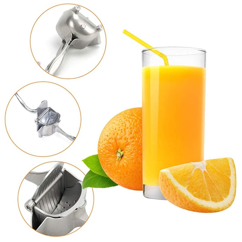 Riddhin LemonFruit Squeezer Aluminum Fruit Press Juicer Heavy Duty Hand Press Fruit Juicer Detachable Lemon Lime Squeezer Manual Citrus Press Juicer for Grapefruits Orange - Image 3