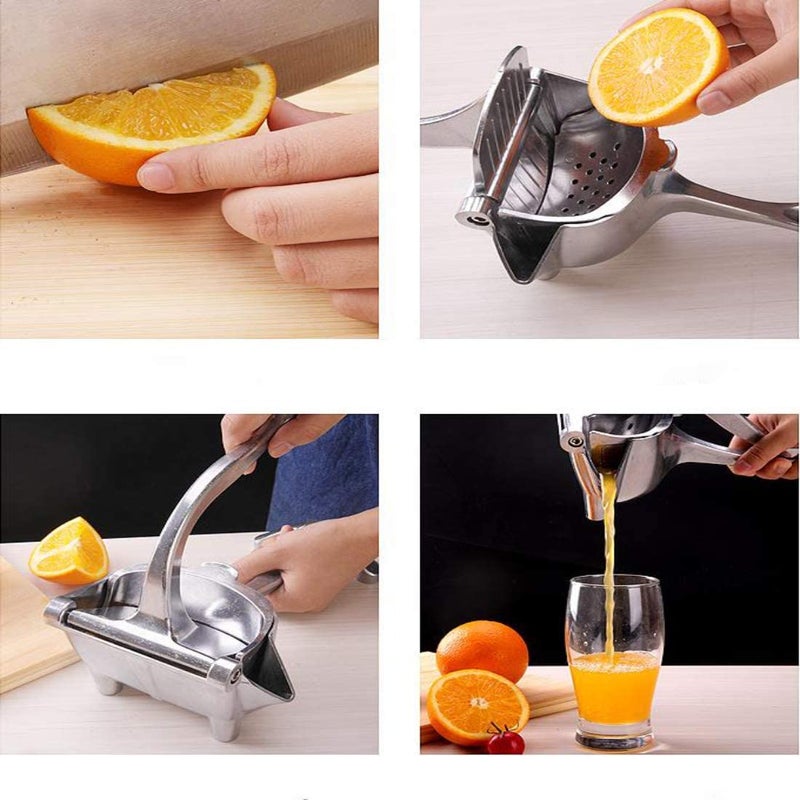 Riddhin LemonFruit Squeezer Aluminum Fruit Press Juicer Heavy Duty Hand Press Fruit Juicer Detachable Lemon Lime Squeezer Manual Citrus Press Juicer for Grapefruits Orange - Image 4