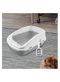 Cat Litter Tray, Indoor Pet Bedpan, Cat Litter Basin with Scoop - pzsku/ZFCE6F8FD73BFAD6F4317Z/45/_/1733314586/b3025d90-8951-4c4f-bf45-07aa0c7b4a24