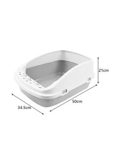 Cat Litter Tray, Indoor Pet Bedpan, Cat Litter Basin with Scoop - pzsku/ZFCE6F8FD73BFAD6F4317Z/45/_/1733314588/31f2aa32-2001-4163-b5a6-7a7ebfa816fd