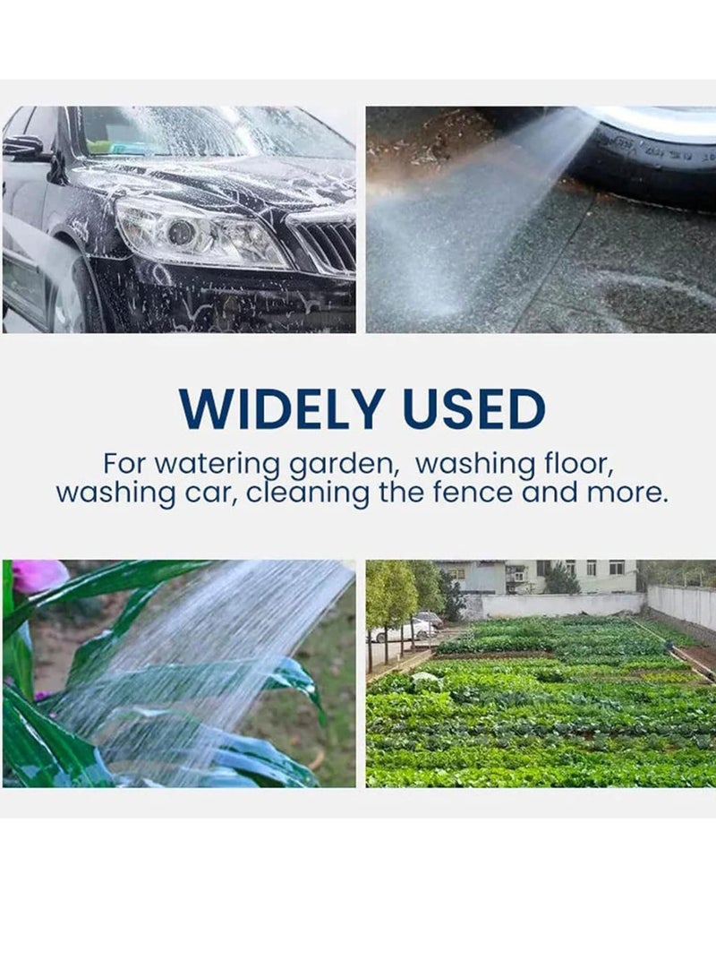 Car Washing High Pressure Water Gun Nozzle, Garden Hose Nozzle Spray, Metal Sprinkler, Adjustable Garden Sprinkler for Car, Pet Washing, Watering, black  - Image 2