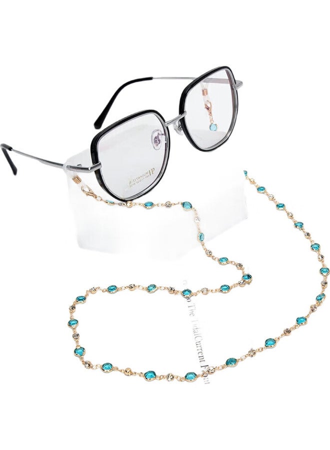 DRATRA Eyeglass Chain Women Hanging Neck 3D Star Bead Non-Fading Fashion Decoration Sunglasses Myopia Eye Anti-Slip Chain - Image 1