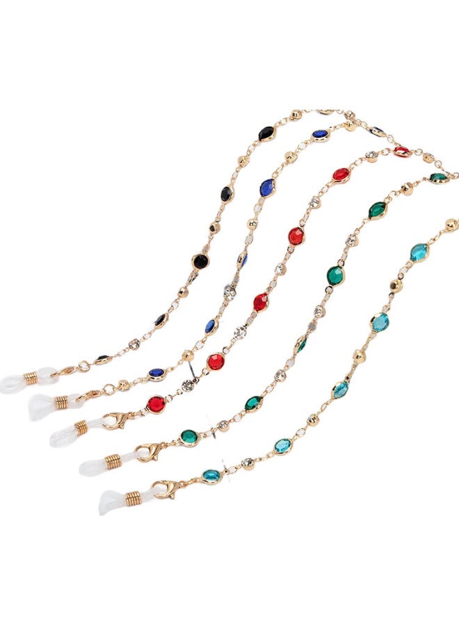 DRATRA Eyeglass Chain Women Hanging Neck 3D Star Bead Non-Fading Fashion Decoration Sunglasses Myopia Eye Anti-Slip Chain - Image 2