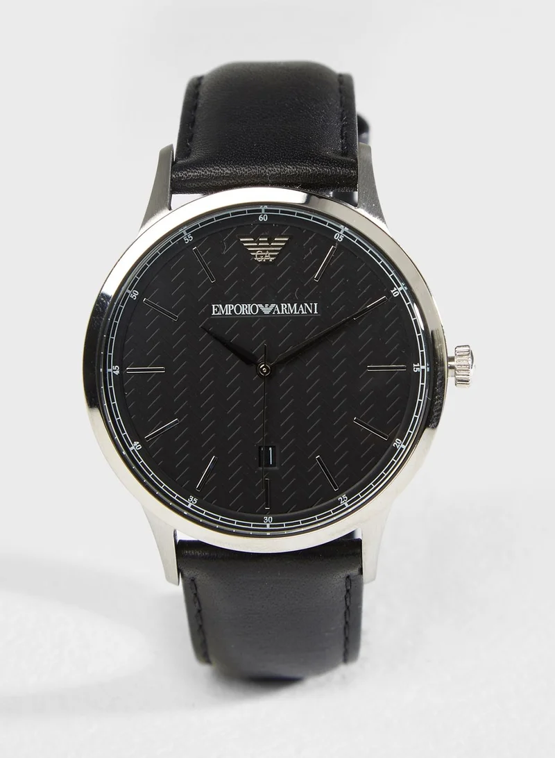 EMPORIO ARMANI Classic Watch And Cufflinks Set