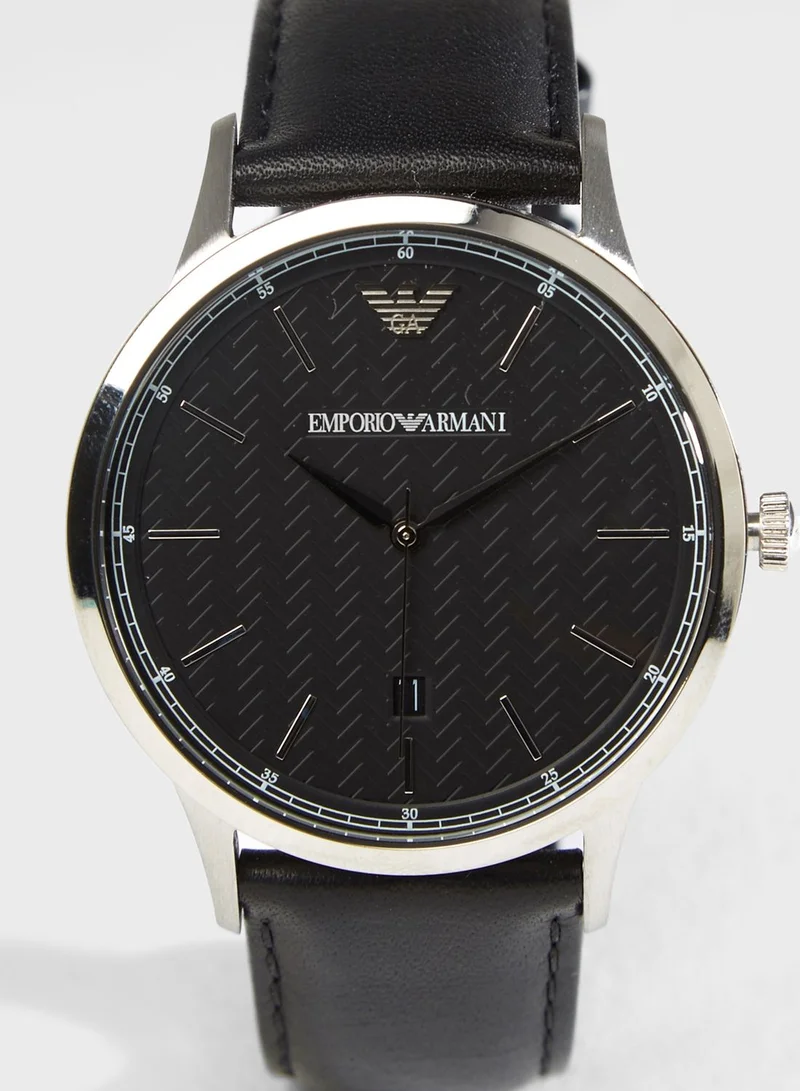 EMPORIO ARMANI Classic Watch And Cufflinks Set