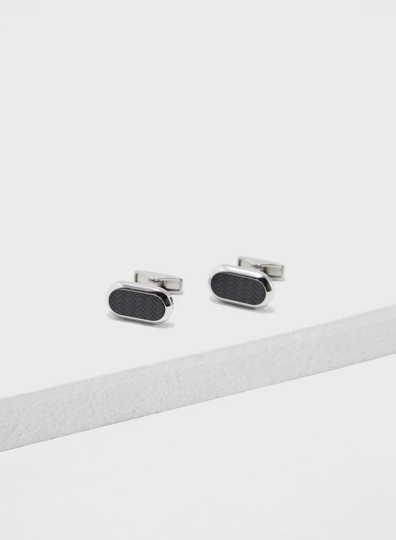 EMPORIO ARMANI Classic Watch And Cufflinks Set
