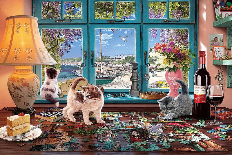 Adult 1000 Pieces Of World Famous Paintings Van Gogh Starry Sky Youth Puzzle Paper Puzzle Decompression Toy Supply - Image 1