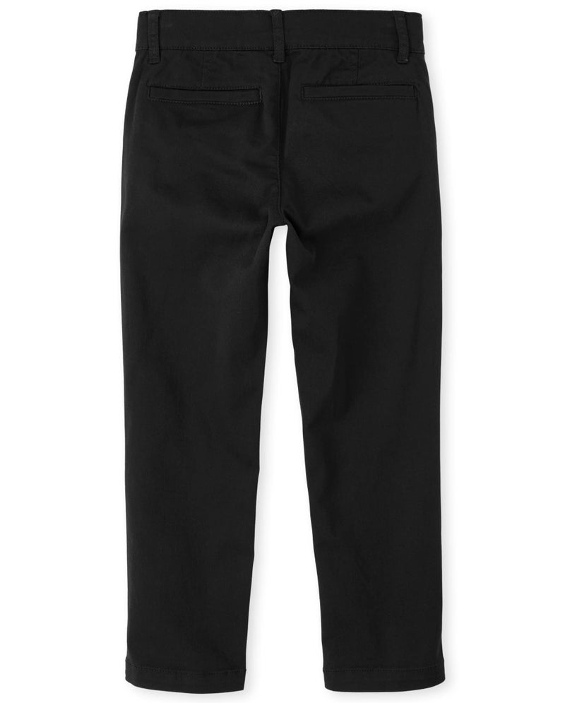 The Children's Place Boys Stretch Skinny Chino Pants,Black Single,8 - Image 3