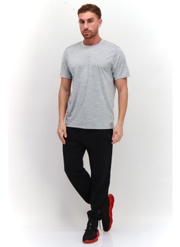 RBX Men Performance Fit Short Sleeve Training T-Shirt, Grey Heather  - Image 3