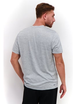 RBX Men Performance Fit Short Sleeve Training T-Shirt, Grey Heather  - Image 4