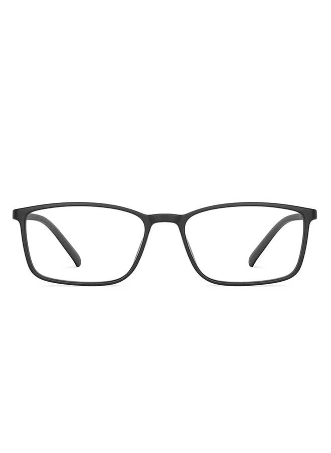 لينسكارت بلو Zero Power Full Rim Bluecut & Antiglare Rectangle Shape Computer Eyeglasses LB E13527 - 53mm - Black
