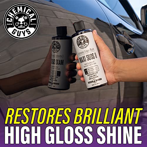 Chemical Guys CWS_1010 Maxi-Suds II Foaming Car Wash Soap (Works with Foam Cannons, Foam Guns or Bucket Washes) Safe for Cars, Trucks, Motorcycles, RVs & More, 128 fl. Oz (1 Gallon), Grape Scent - Image 5