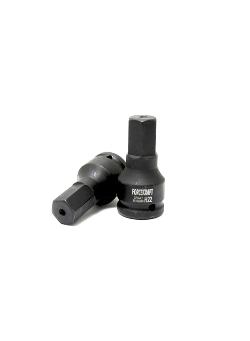 Impact bit-socket 6 point 18mm, 3/4"