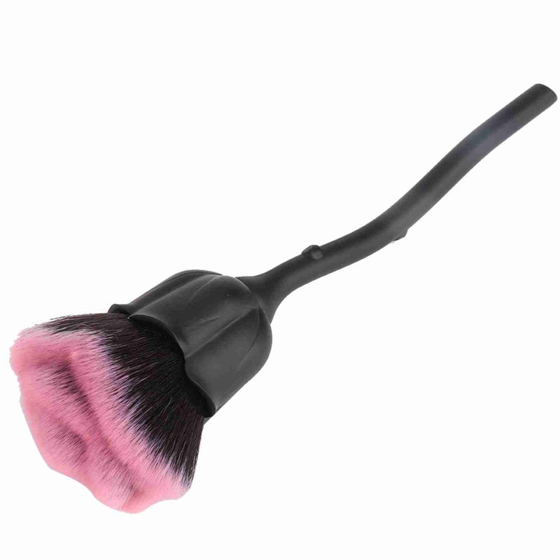 Rose Shape Long Handle Nail Art Brush Manicure Nail Polishing Dust Powder Removal Brush 02# - Image 4