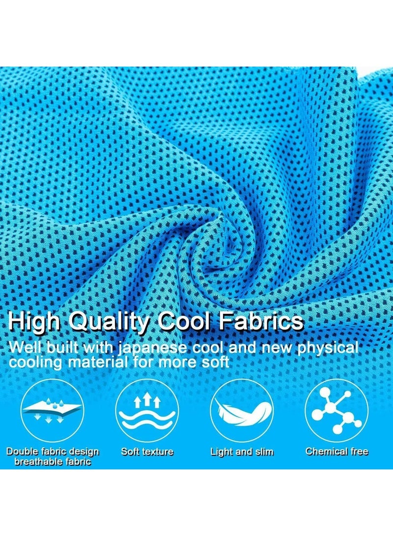 Generic 5 Packs Cooling Towel, Quick Dry Sports Towel for Yoga Fitness Golf Tennis Camping Games，Fitness Towel (30x80cm) - Image 3