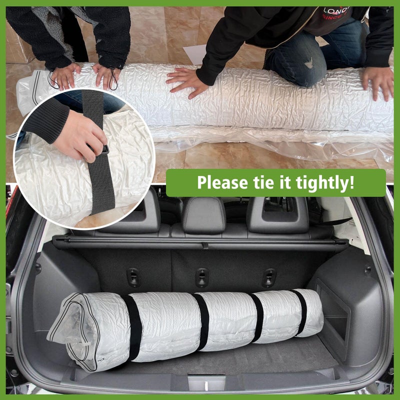 Asatdd King Size Mattress Vacuum Bag for Memory Foam Latex Mattress Upto 14 Inch, Moving Shipping and Storage - Image 5