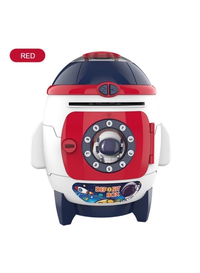 Bank for Kids - Space Coin Bank - Electronic Piggy Bank for Kids - Space-Shaped Piggy Bank for Kids - Kids Money Box - Electronic Money Box - Space Design Piggy Bank - Kids Piggy Bank with Music and Lights - Kids Savings Bank - Money Box with Music and Lights - Interactive Piggy Bank for Kids - Automatic Money-Feeding Piggy Bank - Piggy Bank with Secret Code - Kids Piggy Bank with Lock and Key - Kids Money Bank - Kids Savings Bank - Kids ATM Money Box - Kids ATM Piggy Bank - Money Saving Learning Toy - Kids Money Saving Toy - Educational Piggy Bank for Kids - Kids Gift Piggy Bank - Piggy Bank for Boys and Girls - Space Piggy Bank Toy - Electronic Space Piggy Bank 🚀 Description An electronic piggy bank with a fun space-themed design that attracts children's attention and encourages them to save money while learning the value of saving in an enjoyable and interactive way. Made from durable, eco-friendly ABS plastic, it is odor-free, strong, and designed for everyday use. Features: 🚀 F - Image 2