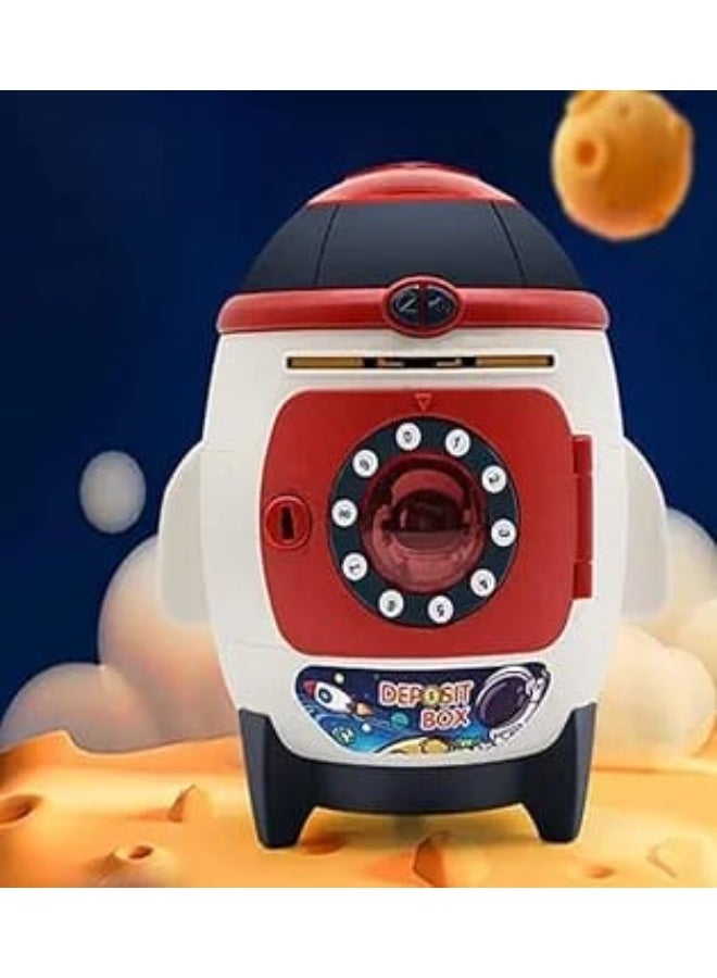 Bank for Kids - Space Coin Bank - Electronic Piggy Bank for Kids - Space-Shaped Piggy Bank for Kids - Kids Money Box - Electronic Money Box - Space Design Piggy Bank - Kids Piggy Bank with Music and Lights - Kids Savings Bank - Money Box with Music and Lights - Interactive Piggy Bank for Kids - Automatic Money-Feeding Piggy Bank - Piggy Bank with Secret Code - Kids Piggy Bank with Lock and Key - Kids Money Bank - Kids Savings Bank - Kids ATM Money Box - Kids ATM Piggy Bank - Money Saving Learning Toy - Kids Money Saving Toy - Educational Piggy Bank for Kids - Kids Gift Piggy Bank - Piggy Bank for Boys and Girls - Space Piggy Bank Toy - Electronic Space Piggy Bank 🚀 Description An electronic piggy bank with a fun space-themed design that attracts children's attention and encourages them to save money while learning the value of saving in an enjoyable and interactive way. Made from durable, eco-friendly ABS plastic, it is odor-free, strong, and designed for everyday use. Features: 🚀 F - Image 3
