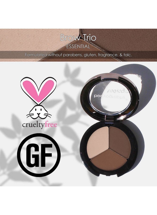 Bodyography Brow Trio Essential Powder Enhances Eye Brows Define And Perfect - Image 5