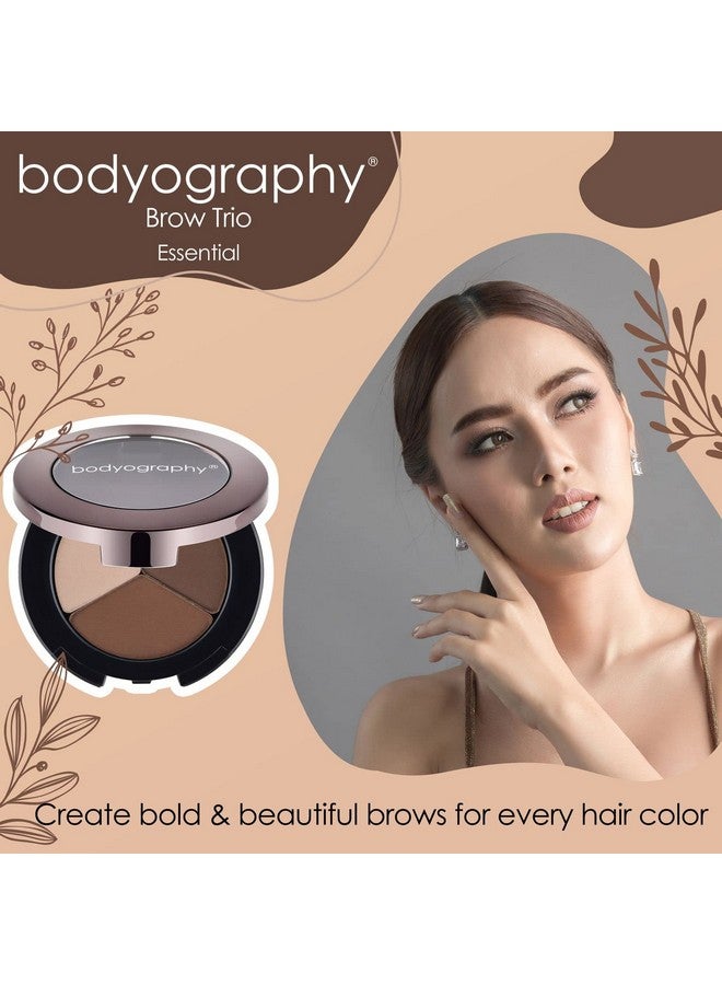 Bodyography Brow Trio Essential Powder Enhances Eye Brows Define And Perfect - Image 3