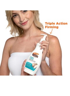 PALMER'S Palmer's Cocoa Butter Formula Skin Firming Body Lotion, Toning & Tightening Cream with Q10, Collagen & Elastin, Pump Bottle, 13.5 Oz.  - Image 5