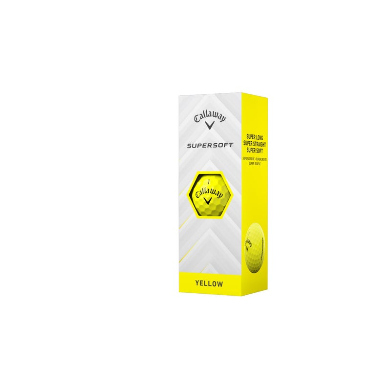 Callaway Golf Supersoft Golf Balls (2025, Yellow) - Image 4