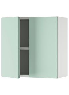 Trofast Wall Cabinet, White & Light Green With 1 Shelf, 60X32X60 Cm 