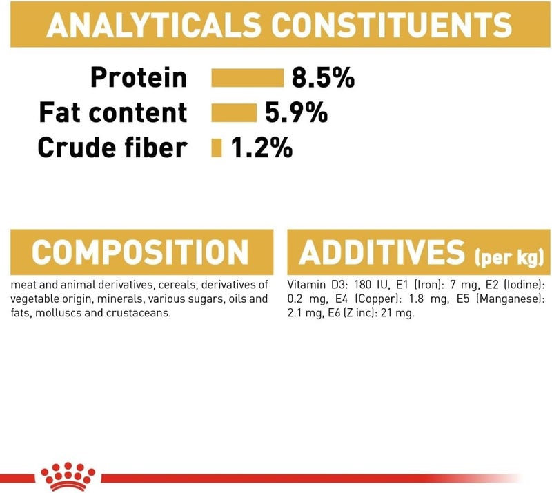 Royal Canin BHN Dachshund Adult Wet Food Pouches Box of 12x85g Breed Health Nutrition Dog Food - Image 4