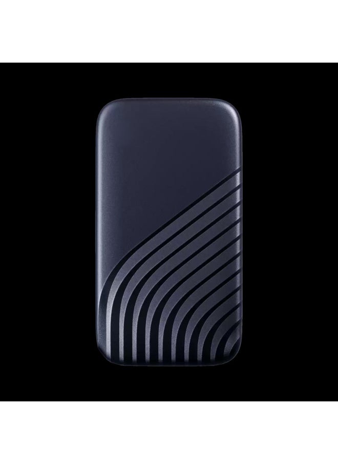 Generic Pssd 500g/1tb/2tb/60tb Type-c Mobile Solid State Drive My Passport Portable Digital Storage Device-Capacity:6TB-Interface:TYPE-C 3.1 Blue  - Image 1