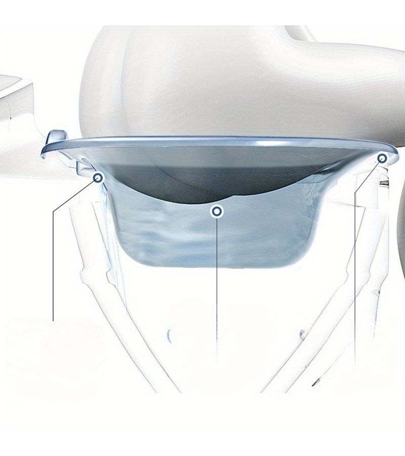 Gray Squat Free Bidet for Elderly Pregnant Women Hemorrhoid Bath Care - Image 2