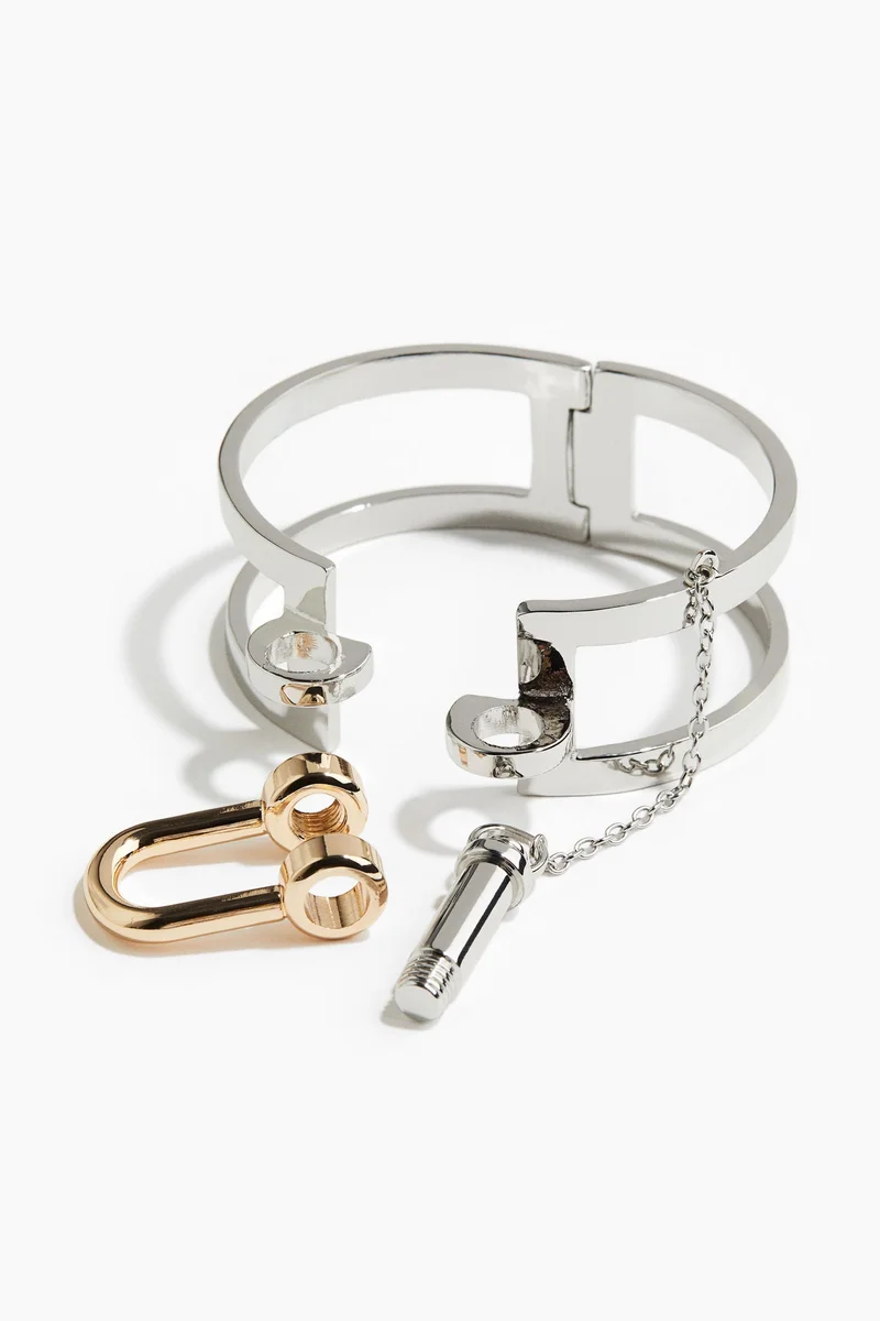 H&M Screw cuff bracelet