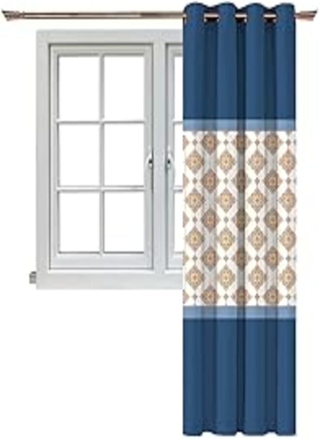Naguib Selim Naguib Selim M.C 288 s 3D Printed Curtain for Living Room and Bedroom, Multi Color, 280 * 140 cm 