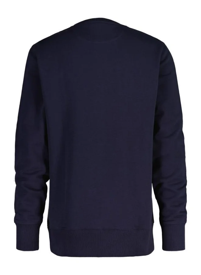 GANT Gant Embossed Crew Neck Sweatshirt