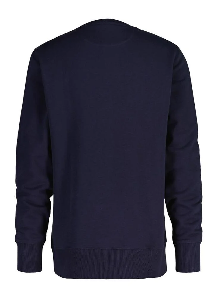 غانت Gant Embossed Crew Neck Sweatshirt