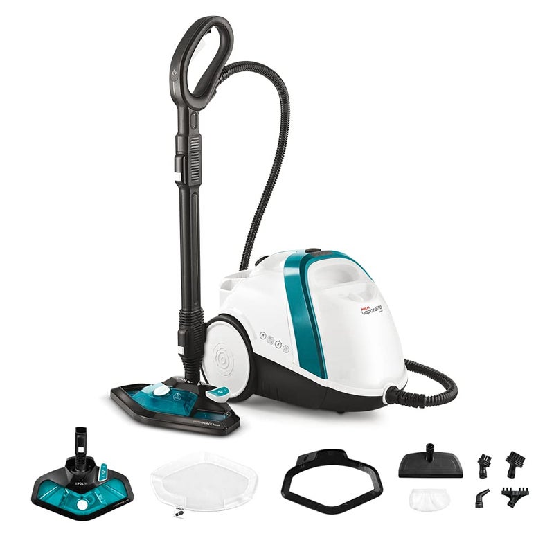 Polti Vaporetto Smart 100_B Steam Cleaner Unlimited Autonomy High Pressure Boiler 4 Bar 9 Accessories