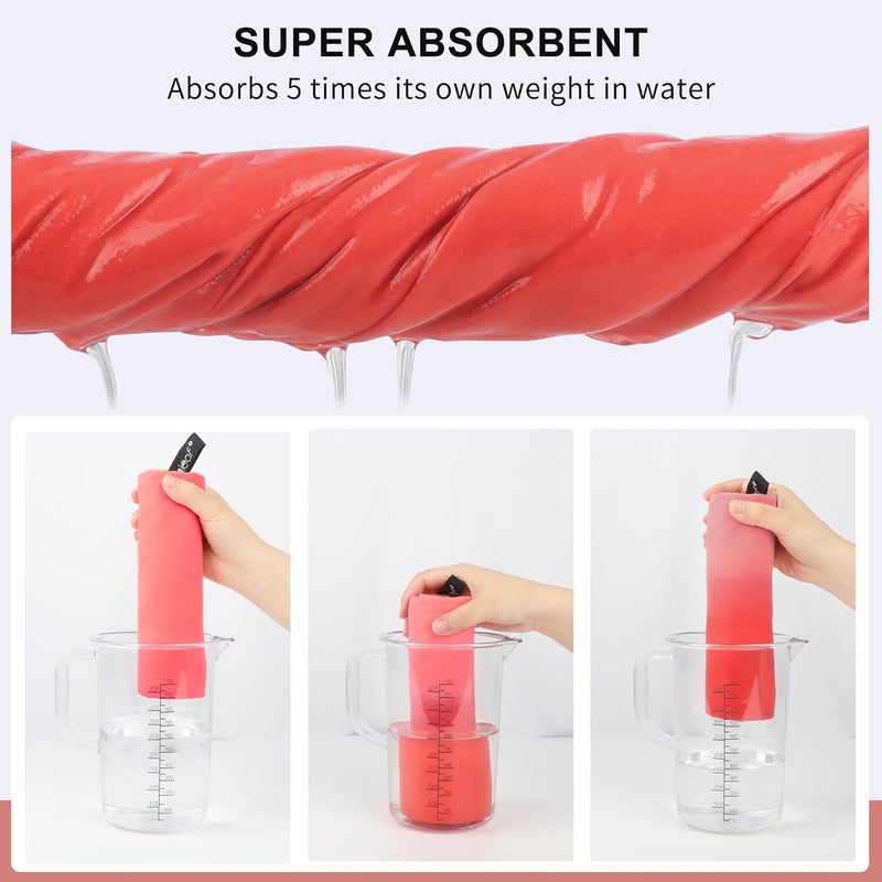 Rainleaf Microfiber Towel Perfect Travel & Gym & Camping Towel. Quick Dry - Super Absorbent - Ultra Compact - Lightweight. Suitable for Trip, Beach, Shower, Backpacking, Pool - Image 4