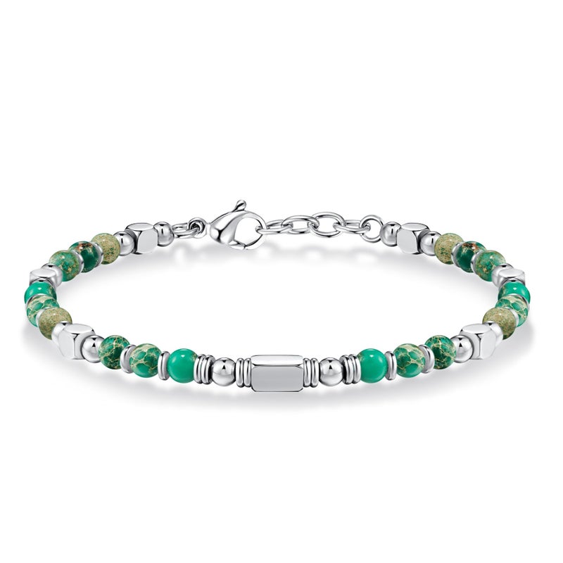 SIUMAL Beaded Bracelets for Women - Silver and Gold Boho Bracelets, Trendy Jewelry Gifts for Lover, Mom, Friends - Image 1