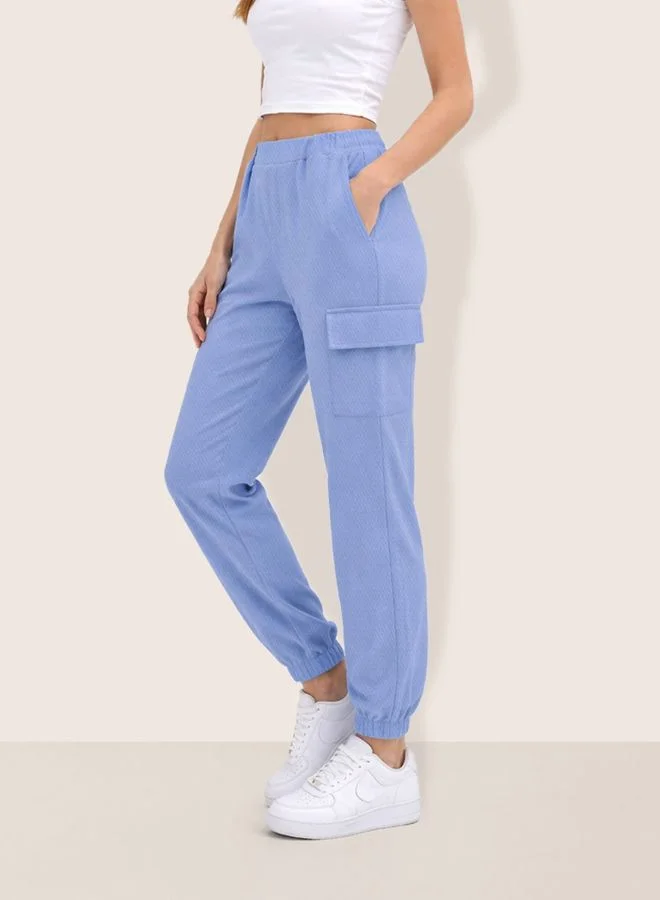 Freehand  Women Relaxed Fit Solid High Rise Joggers  | Best Price UAE