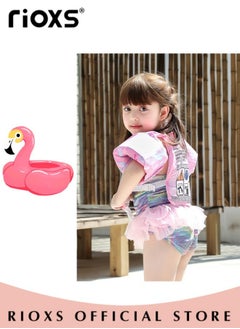 RIOXS Toddler Kids Boys Girls Swim Vest Water Wings Safety Swim Aid Jumper Inflatable Swim Arm Bands Float Sleeves Swimming Armbands for Sea Pool Beach Training  - Image 5