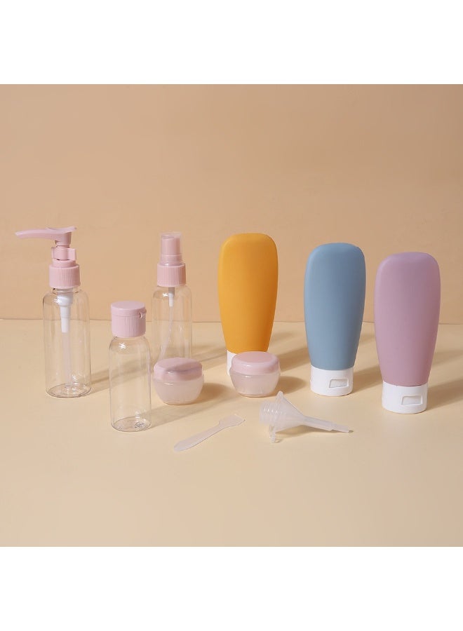 Y&D Travel Bottles for Toiletries 11 PCS, Plastic Travel Size Refillable Containers for Liquid Shampoo, Lotion, Cream, Dispenser Accessories Kit, Leak Proof  - Image 2