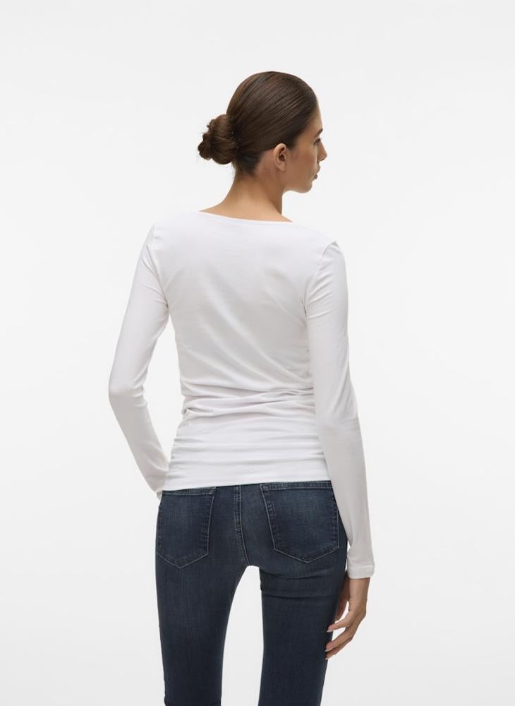 VERO MODA Casual Crew Neck T-Shirt - Image 2