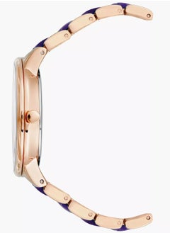 ANNE KLEIN آن كلاين ساعة انالوج للنساء من الستانلس ستيل AK1412NVRG  - Image 2