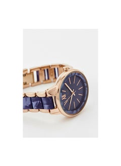 ANNE KLEIN آن كلاين ساعة انالوج للنساء من الستانلس ستيل AK1412NVRG  - Image 4