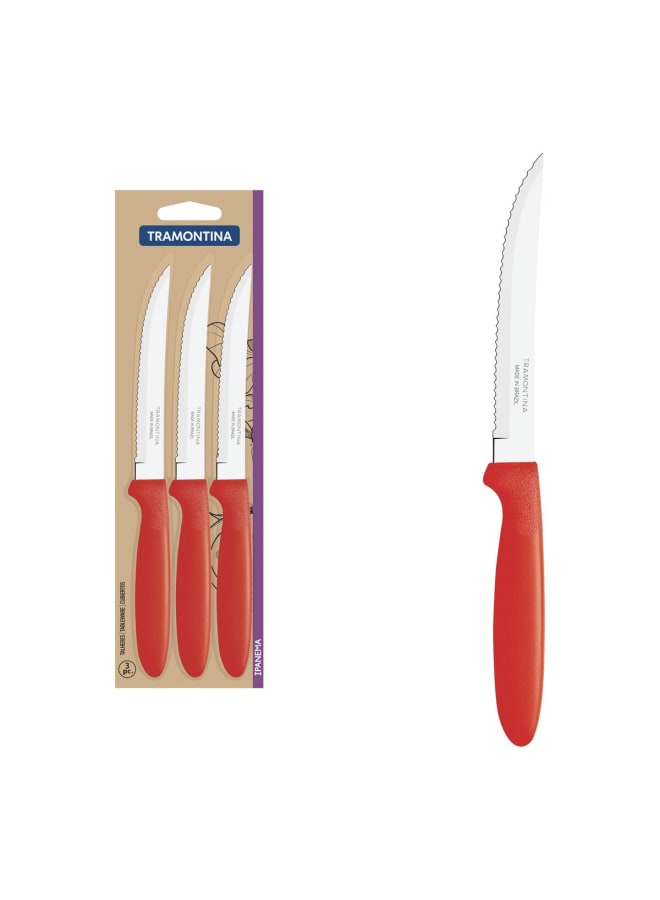 TRAMONTINA TRAMONTINA 3pcs roast knife set - Designed for High Performance and Durability, Ideal for Professional and Home Kitchens, Precision Crafted for Every Culinary Task 