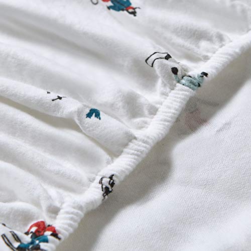 Eddie Bauer - Full Sheets, Cotton Flannel Bedding Set, Brushed for Extra Softness, Cozy Home Decor (Ski Slope, Full) - Image 4
