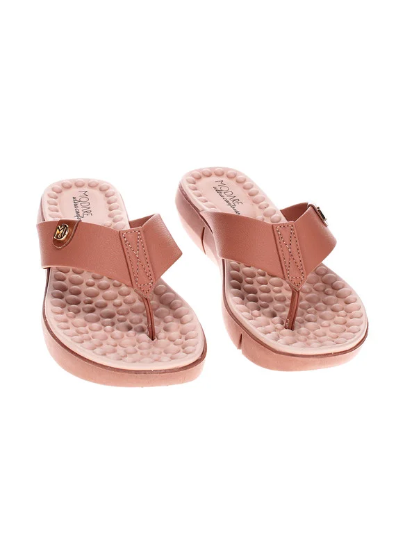 مودار Modare Ladies Flat Sandals Nude | Made In Brazil
