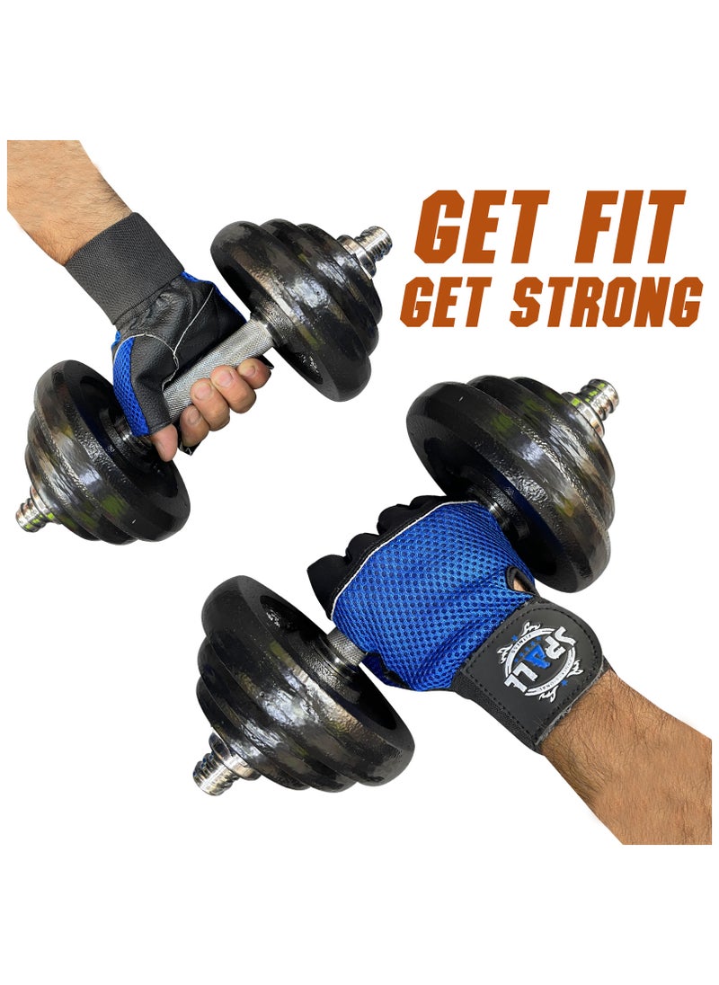 Spall - Weight Lifting Leather Gloves Short Strap Power Lifting Gloves Strong Grip Palm Exercise Fitness Strengthen Gloves Home Gym - Image 1