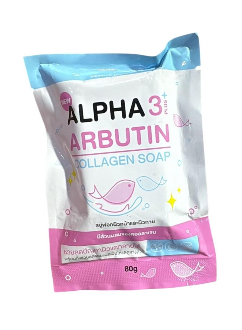 Alpha arbutin collagen soap 80g