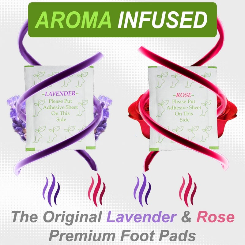 EntreFeet Dr. Entre's Foot Pads: Premium Natural Lavender & Rose Foot Patches | 10 Pack - Image 5