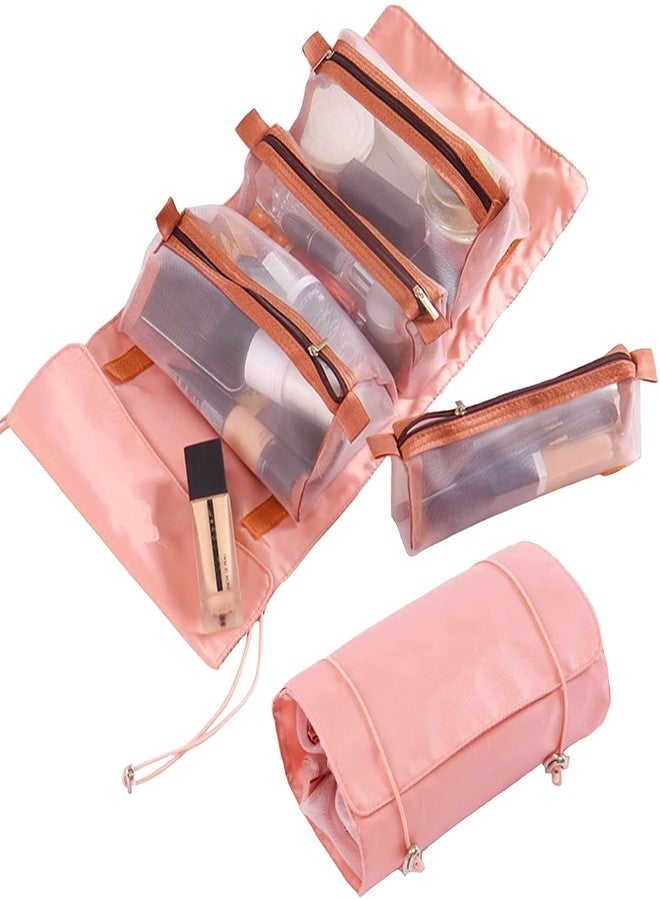 سيميكسيسن حقيبة أدوات تجميل احترافية من سيمكسن، حقيبة سفر لتنظيم أدوات التجميل، حقيبة مقاومة للماء، حقيبة تخزين محمولة مع فواصل قابلة للتعديل، حقيبة ملحقات وأدوات وفرش (أسود) - Image 1